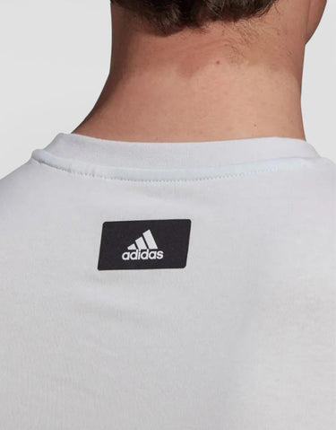 ADIDAS Sportswear Graphic Tee White/Black | MegaMall.bg