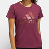 ADIDAS Sportswear Holiday Graphic Short Sleeve Tee Burgundy Бордо XS | MegaMall.bg