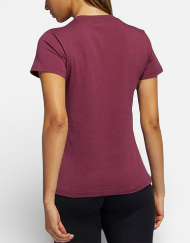 ADIDAS Sportswear Holiday Graphic Short Sleeve Tee Burgundy | MegaMall.bg