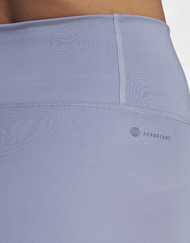 ADIDAS Training Optime Stash Pocket High-Waisted 7/8 Leggings Purple | MegaMall.bg