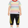 ADIDAS x Classic Lego Tee And 3/4 Pants Set White/Multi Бял 80 | MegaMall.bg