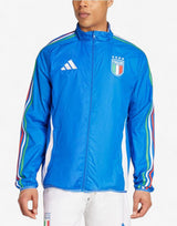 ADIDAS x Italy Anthem Football Jacket Blue/White Син XS | MegaMall.bg