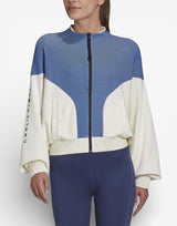 ADIDAS x Karlie Kloss Cover-Up Track Top Blue/White Син S | MegaMall.bg