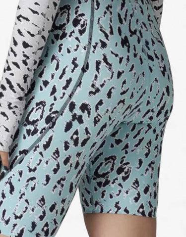 ADIDAS x Stella McCartney TruePurpose Biker Shorts Turquoise/Black | MegaMall.bg