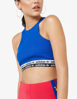 ADIDAS Cropped Bra Top Royal Син 2XS | MegaMall.bg