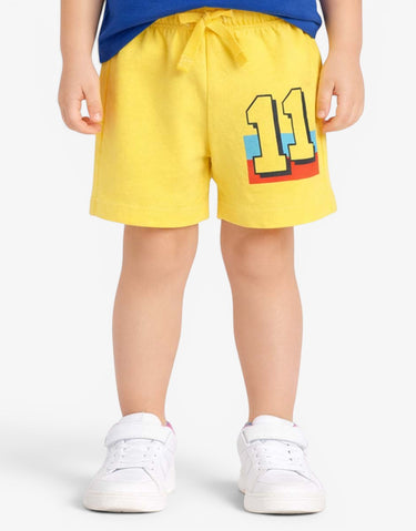 CHICCO Boys Knitted Shorts Medium Yellow