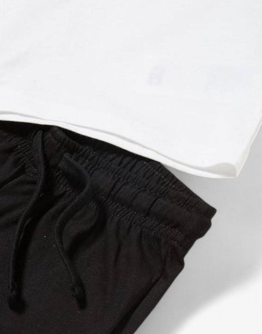 CHICCO Boys Shorts And Tank Top Set Black/White | MegaMall.bg