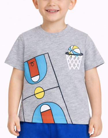 CHICCO Boys Tee Light Grey Printed