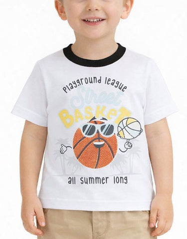 CHICCO Boys Tee White Printed