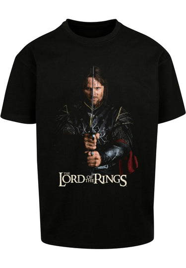 Merchcode Lord Of The Rings - Aragorn Heavy Oversize Tee Бижута черно