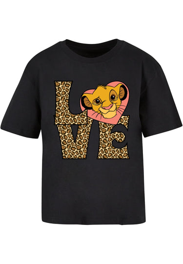 Merchcode Ladies Simba Love Tee Тениски черно