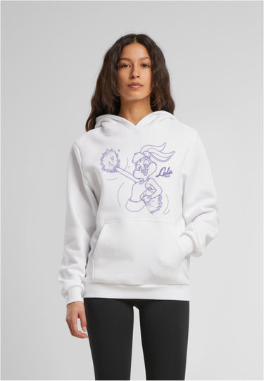 Merchcode Ladies Lola Bunny Fluffy Hoody Суичъри бяло