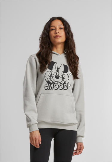 Merchcode Ladies Minnie Mouse Mood Fluffy Hoody Суичъри lightasphalt