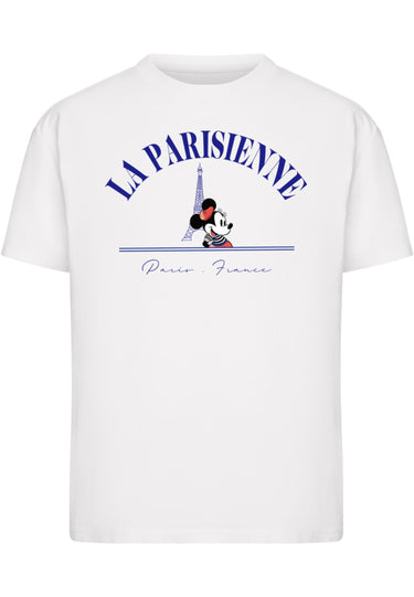 Merchcode Ladies Minnie La Parisienne Tee Тениски бяло