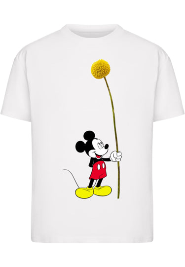 Merchcode Ladies Mickey Flower Tee Тениски бяло
