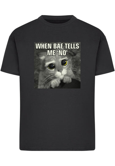 Merchcode Ladies Shrek When Bae Tells Me No Ladies Tee Тениски черно