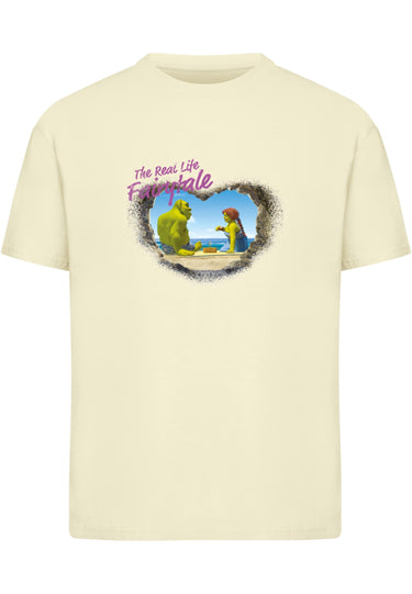 Merchcode Ladies Shrek The Real Life Fairytale Ladies Tee Тениски softyellow