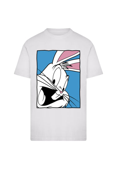 Merchcode Looney Tunes Bugs Bunny Funny Face 2.0 Tee Тениски бяло