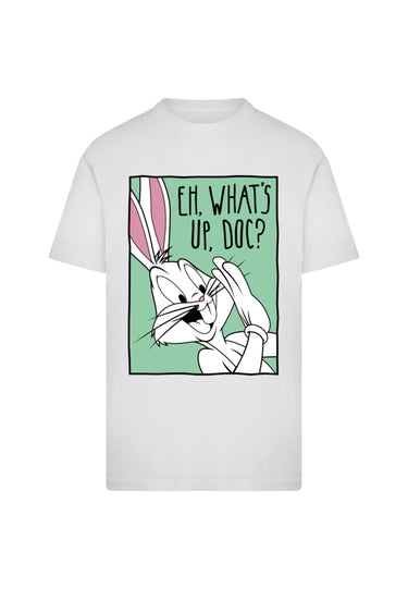 Merchcode Looney Tunes Bugs Bunny Funny Face 3.0 Tee Тениски бяло