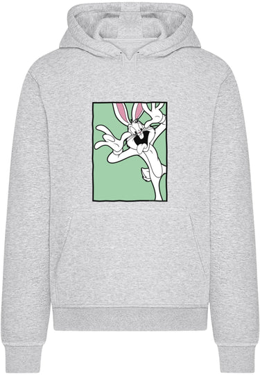 Merchcode Looney Tunes Bugs Bunny Funny Face Hoody Суичъри heather grey