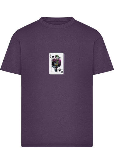 Merchcode Batman The Joker Card Loose Tee Тениски purplenight