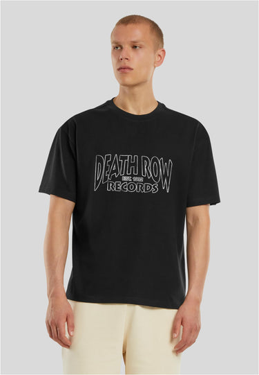 Merchcode Deathrow Records Logo Loose Tee Тениски черно