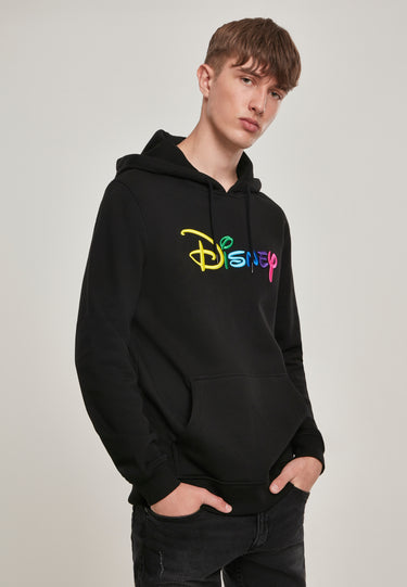 Merchcode Disney Rainbow Logo Emb Hoody Суичъри черно