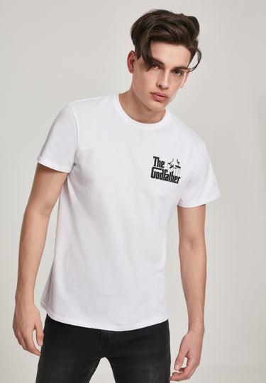 Merchcode Godfather Wine Tee Тениски бяло
