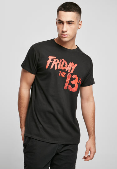 Merchcode Friday The 13th Logo Tee Тениски черно