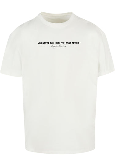 Never Give Up Heavy Oversized Tee