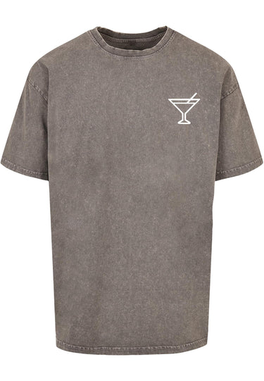 Summer - Cocktail Acid Washed Oversize Tee