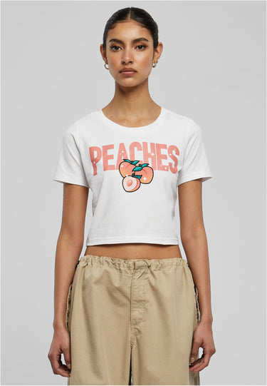Peaches Cropped Tee