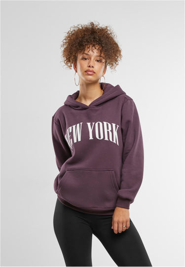 New York Ladies Fluffy Hoody
