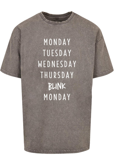 Blink Acid Washed Heavy Oversize Tee