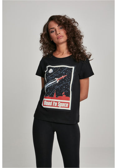 Mister Tee тениска – жени; цвят: черно; модел: MT727