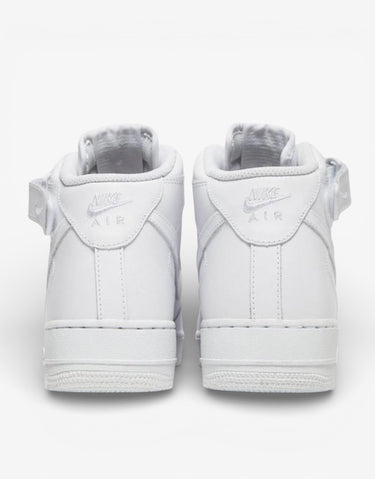 NIKE Air Force 1 Mid Shoes White | MegaMall.bg