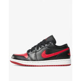 NIKE Air Jordan 1 Low Shoes Black/Red | MegaMall.bg