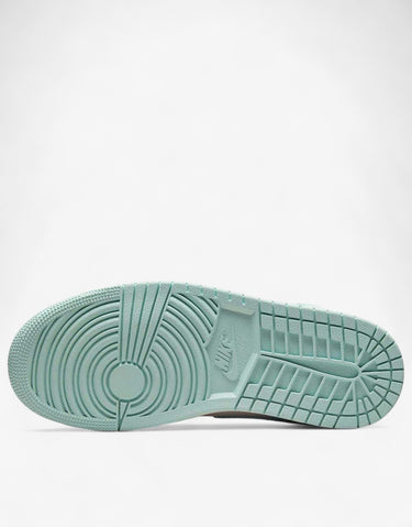 NIKE Air Jordan 1 Mid Shoes White/Blue | MegaMall.bg