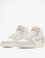 NIKE Court Borough Mid Premium Shoes White/Beige | MegaMall.bg