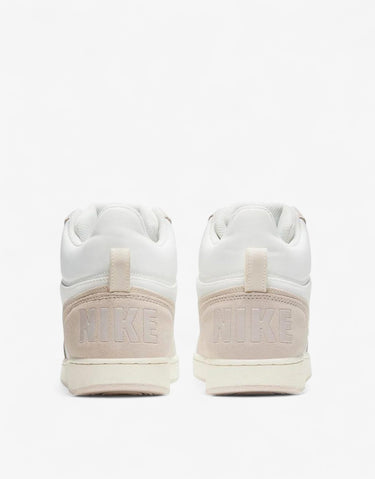 NIKE Court Borough Mid Premium Shoes White/Beige | MegaMall.bg