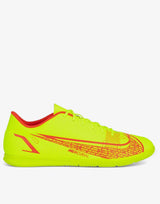 NIKE Mercurial Vapor 14 Club Indoor Football Shoes Volt/Bright Crimson | MegaMall.bg