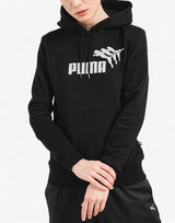 PUMA Essentials+ Metallic Spark Hoodie Black Черен XS | MegaMall.bg