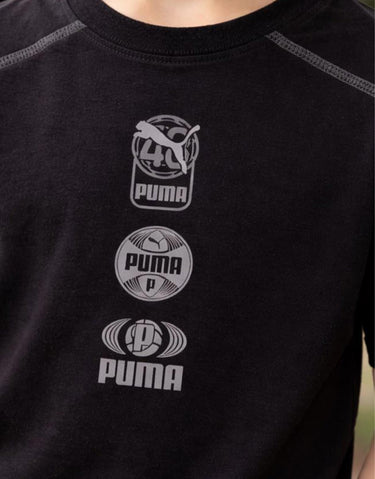 PUMA Active Sports Graphics Tee Black | MegaMall.bg