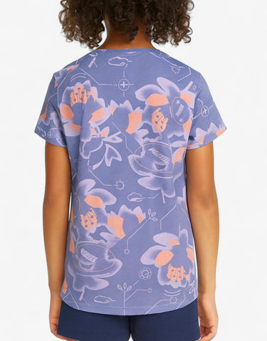 PUMA Alpha All Over Print Tee Hazy Blue | MegaMall.bg