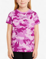 PUMA Alpha All Over Print Tee Pink Розов 140 | MegaMall.bg