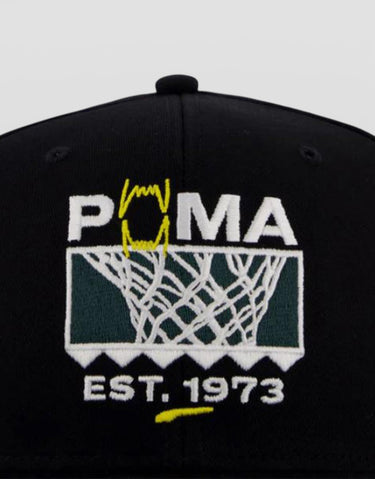 PUMA Basketball Pro Flatbrim Cap Black