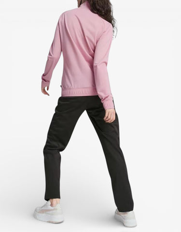 PUMA Classic Tricot Tracksuit Pink/Black | MegaMall.bg