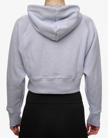 PUMA Classics Relaxed Cropped Hoodie Grey | MegaMall.bg