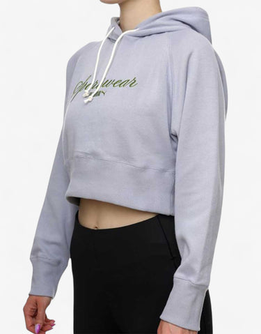 PUMA Classics Relaxed Cropped Hoodie Grey | MegaMall.bg