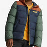 PUMA Colorblock Hooded Jacket Blue/Green Син 140 | MegaMall.bg
